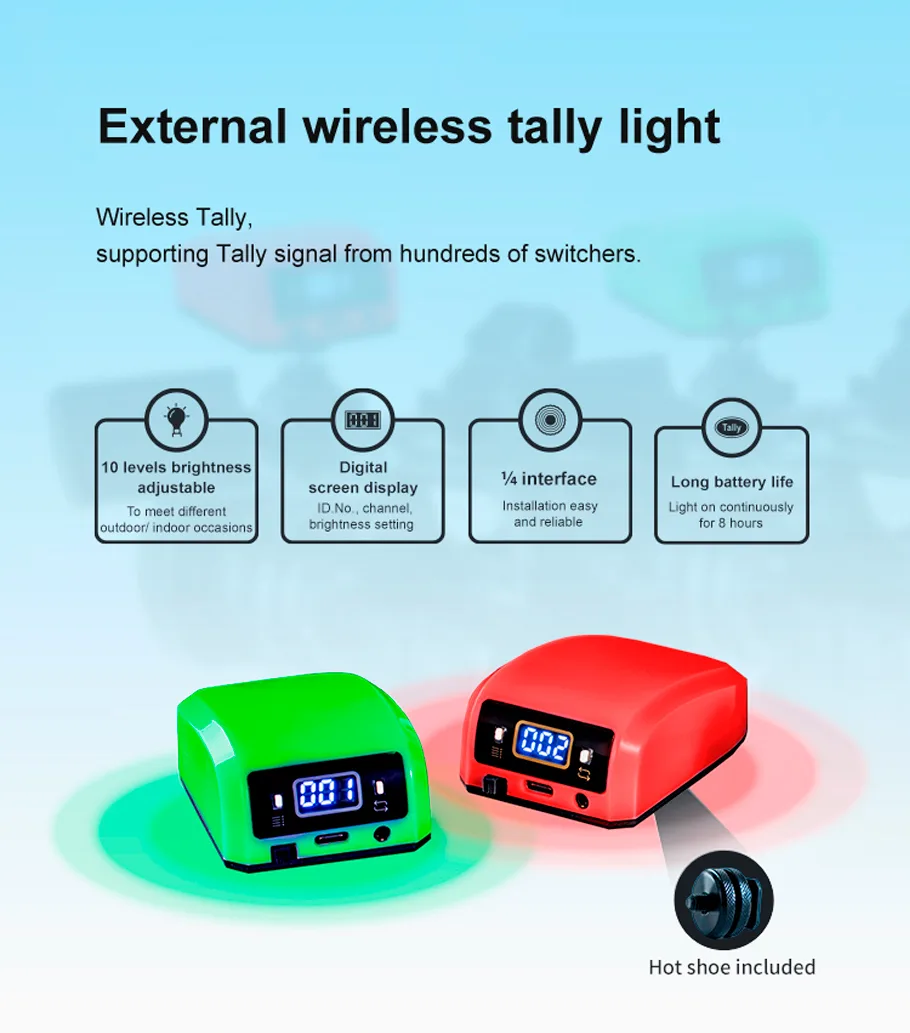 Wireless Tally intercom Naya BS180