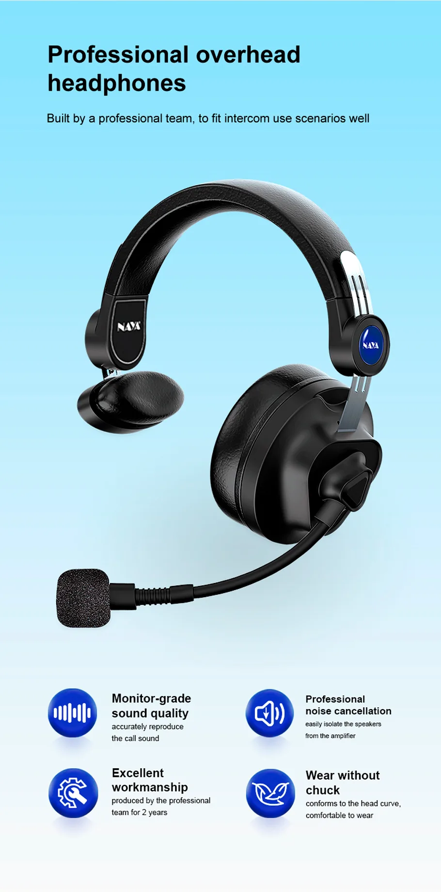 Wireless Tally intercom Naya BS180