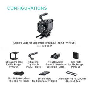 Tilta Full Camera Cage Pro kit Pyxis 6k 12k