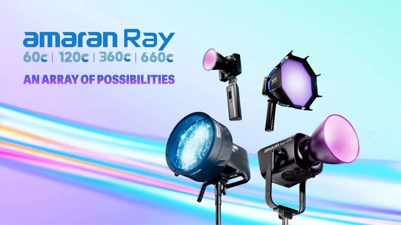 So sánh amaran Ray 60c 120c 360c RGB COB LED đèn quay chụp 2026