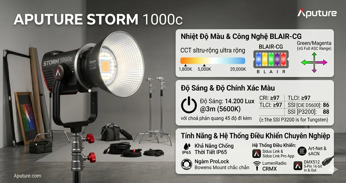 aputure storm 1000c
