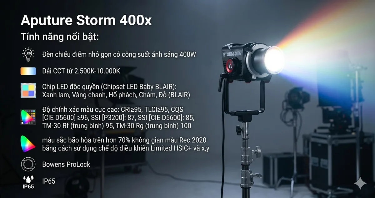 Aputure Storm 400x