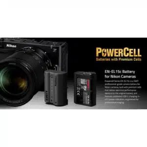 Pin Swit PowerCell Nikon EN-EL15c — Pin chuyên nghiệp cho Nikon Z và DSLR