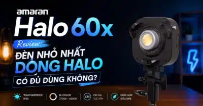 amaran Halo 60x Review: Đèn Nhỏ Nhất Dòng Halo Có Đủ Dùng Không?