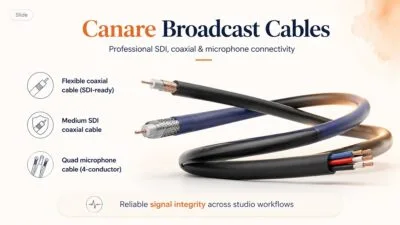 Canare Có Mấy Loại? Phân Biệt Dòng SDI, Audio và SMPTE Fiber