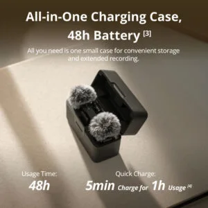 dji mic mini 2 ( 2 tx + 1 rx + changing case)