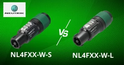 NL4FXX-W-L vs NL4FXX-W-S — Speakon Cable Connector Khác Nhau Gì? Chọn Đúng Cho Cáp Loa
