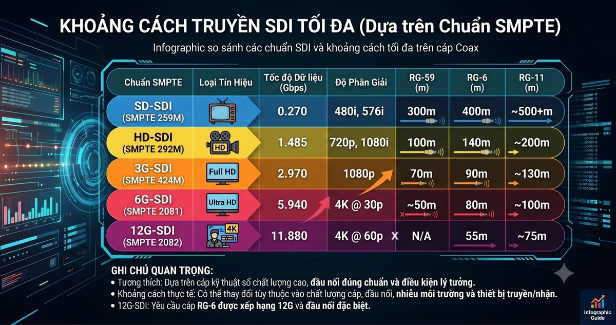 Khoảng cách truyền SDI
