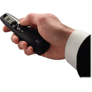 Logitech R800 Professional Presenter — Laser Xanh, Màn Hình LCD