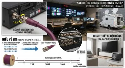 SDI Là Gì? Khác HDMI Thế Nào?