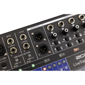 Zoom LiveTrak L-12next — Mixer 12 Kênh Thu Âm Đa Track