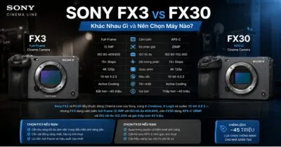 so sánh Sony FX3 vs FX30